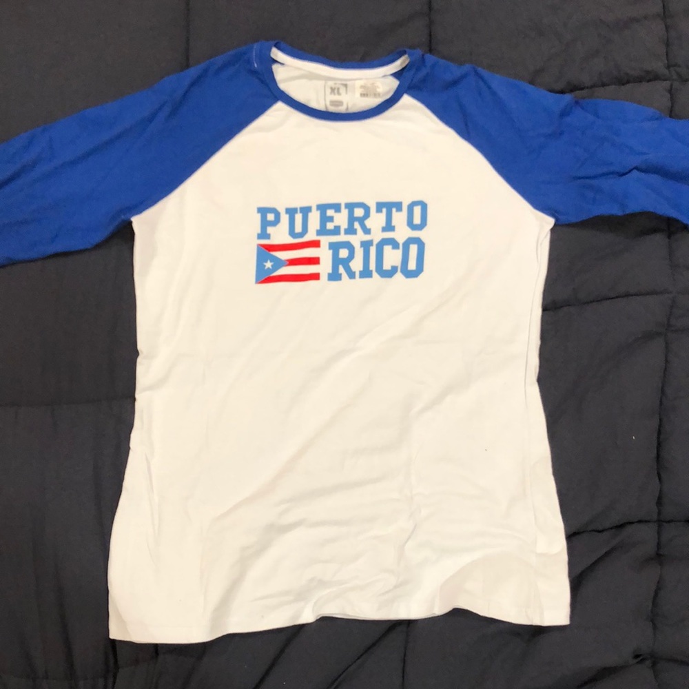 Puerto Rico Baseball Tee